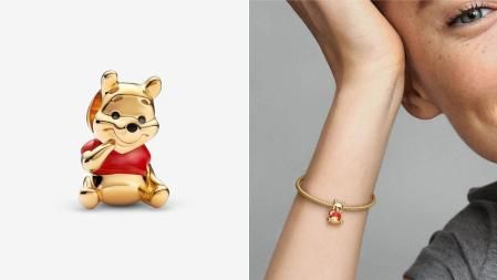 Charm Colgante Silueta Cabeza Brillante de Mickey Mouse