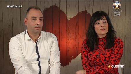 Nuria y Gonzalo en 'First Dates'