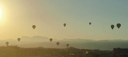Los globos vuelven a llenar el cielo de Igualada.