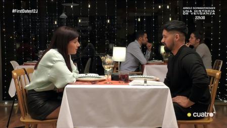 Roxana y Daniel en 'First Dates'