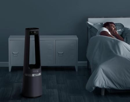 Con un ruido de tan solo 31 dB este ventilador purificar toda tu estancia desde el segundo uno