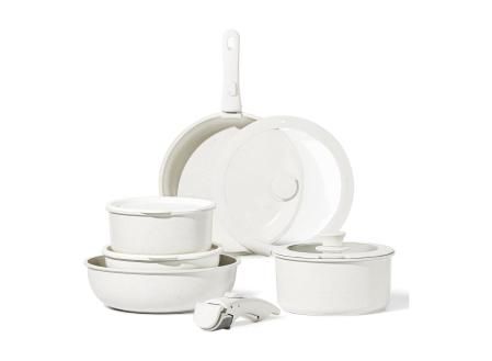 CAROTE Juego de utensilios de cocina antiadherentes con Mango Extraíble