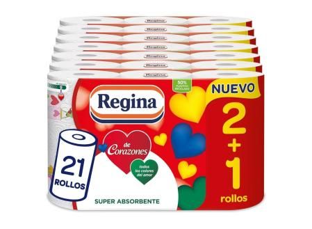 Regina De Corazones - 21 Rollos de Papel de Cocina