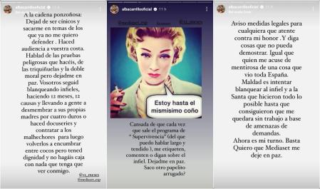 Alba Carrillo arremete contra Mediaset y 'Supervivientes'