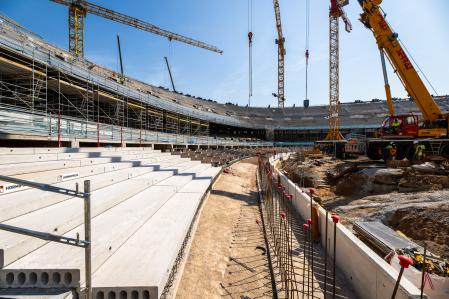 Imagen de la primera gradería