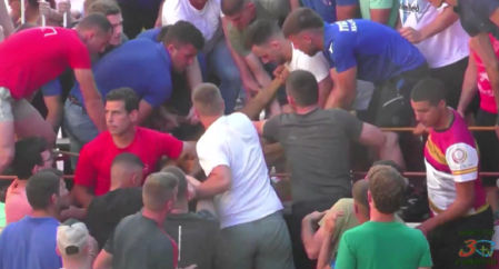 Susto en Cadreita con el salto de una vaca