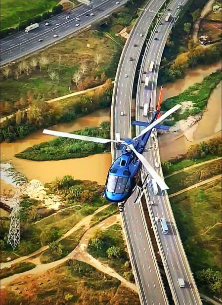 El Falcó puede sobrevolar la totalidad de la red viaria de Catalunya&nbsp;