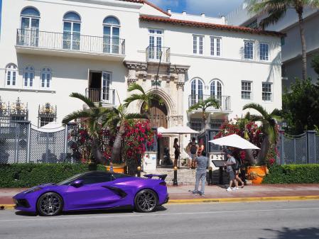 La mansión de versace, en Ocean Drive es lugar de peregrinación de los turistas que visitan Miami