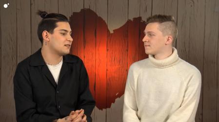 Manu y Denise en 'First Dates'