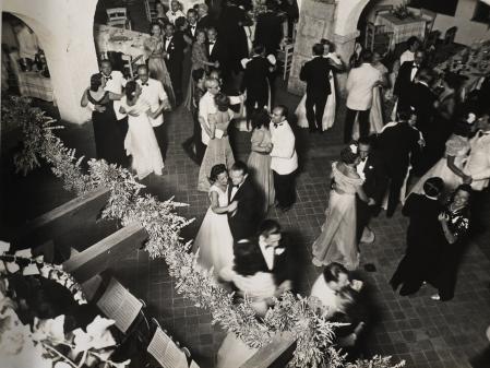 Los bailes y las fiestas eran habituales en S'Agaró