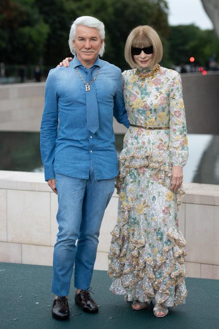 Baz Luhrmann y Anna Wintour en la fiesta celebrada en la Fundación Louis Vuitton en honor a los Juegos Olímpicos de París 2024