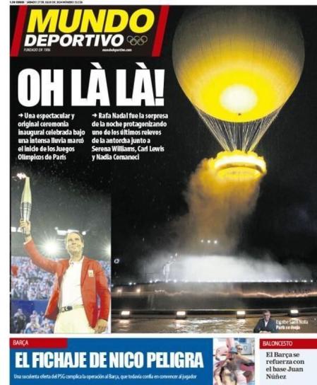 Portada del Mundo Deportivo