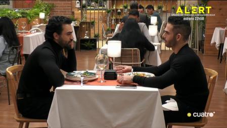 Eduardo y Abel en 'First Dates'