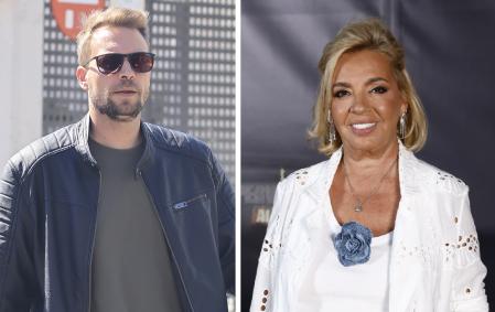 José María Almoguera y su madre, Camen Borrego.