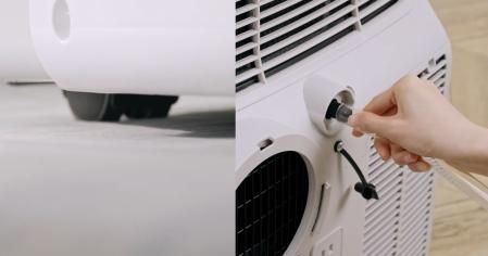 Cuenta con función de deshumidificador, para poder secar la ropa dentro de casa