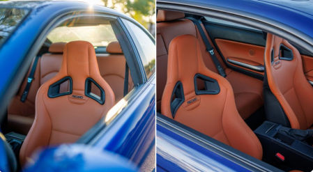 Los asientos Recaro, por su condición deportiva, ofrecen un buen apoyo lateral