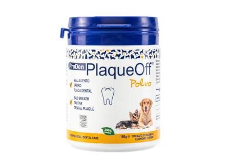 Plaqueoff polvo antisarro para higiene bucal de mascotas