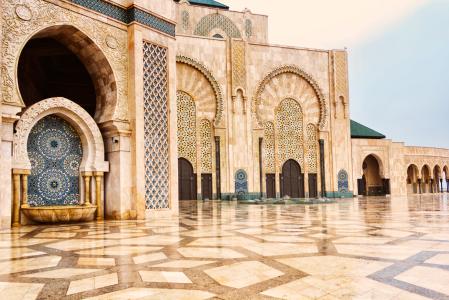 La mezquita de Hasan II, uno de los lugares más espectaculares de Casablanca