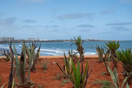 La Corniche, frente al Atlántico, es una de las áreas más exclusivas de Casablanca