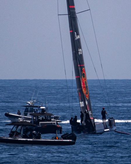 Entrenos oficiales de la Copa del América.