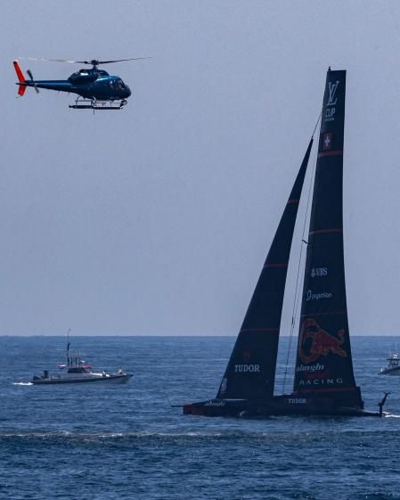 Entrenos oficiales de la Copa del América.