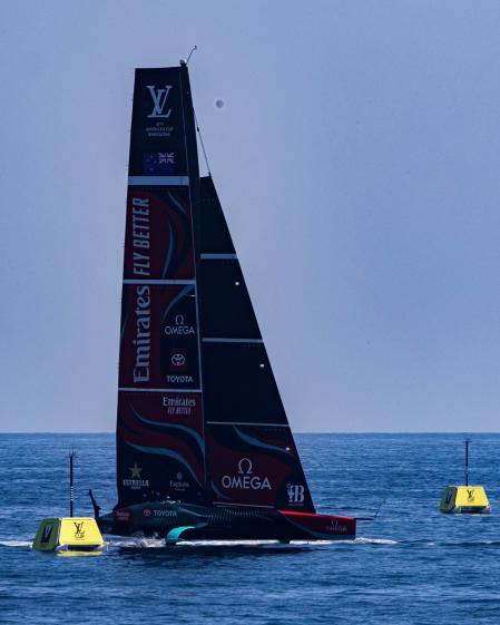 Entrenos oficiales de la Copa del América.