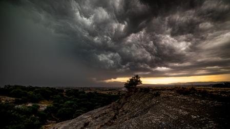 Tormenta en el norte de Osona.
