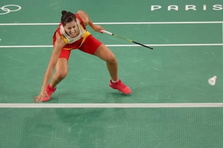 El momento exacto en el que se produjo la lesión en la rodilla de Carolina Marín&nbsp;