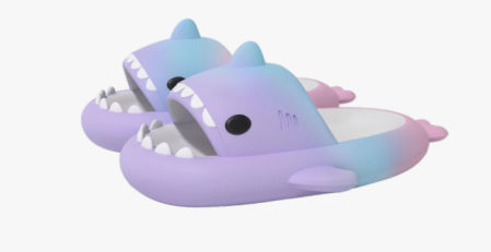 Chanclas de tiburón multicolor