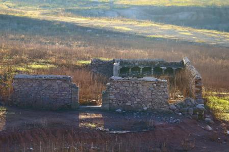 Vestigios de Sant Roma de Sau.