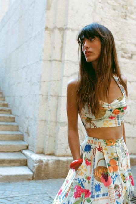 Conjunto de estilo italiano de Zara