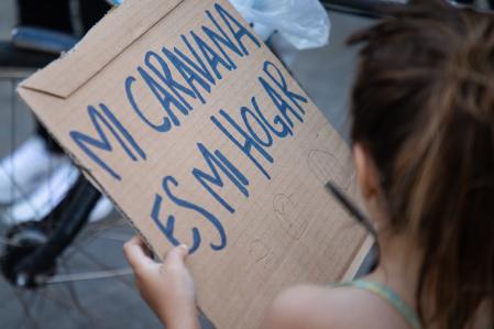 Los autocaravanistas de Palma llevaban tiempo reivindicando sus derechos&nbsp;