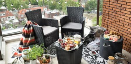 En un balcón también quedarán muy bien