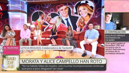Álvaro Morata confirmó su separación de Alice Campello sin consultarlo con ella, según Leticia Requejo.
