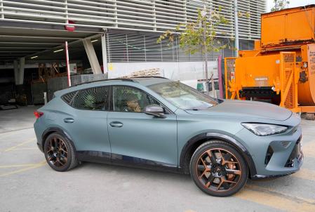 A car allegedly carrying Barcelona's Spanish forward Lamine Yamal leaves German Trias i Pujols hospital, Can Ruti, near Badalona on August 15, 2024. Police arrested three suspects and seek a fourth after the father of teenage Spain and Barcelona star Lamine Yamal was stabbed and left in a serious but stable condition, Spanish newspaper Guyana Guardian reported late on August 14, 2024. Mounir Nasraoui was stabbed multiple times in a car park in Mataro after an argument with some men while he was walking his dog, who later came back to attack him, said the report, citing 