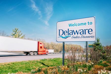 2023 Archival Image of the “Welcome to Delaware