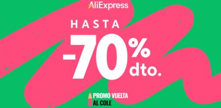 Los descuentos son enormes en la campaña Vuelta al Cole de AliExpress