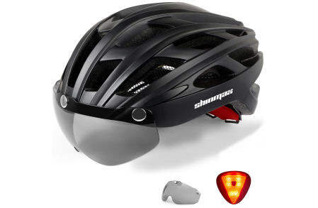 Casco de bicicleta para adulto con luz