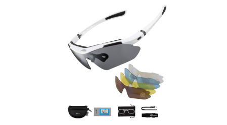 Gafas de sol polarizadas con 5 lentes intercambiables