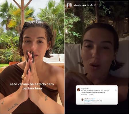 Alba Díaz se harta de los que cuestionan sus uñas