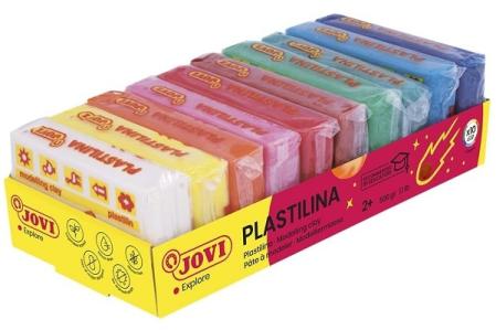 10 unidades de plastilina JOVI colores
