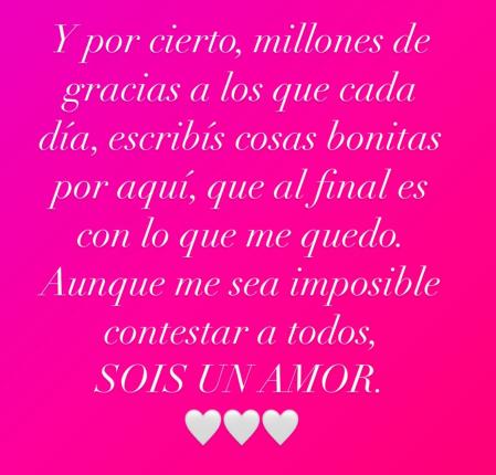 La historia de Instagram de María José Campanario