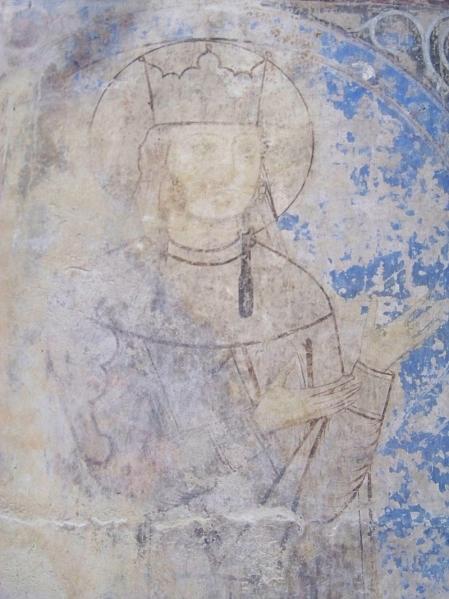 Representación de Tamara en un fresco.