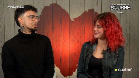 Marina y Rubén en 'First Dates'