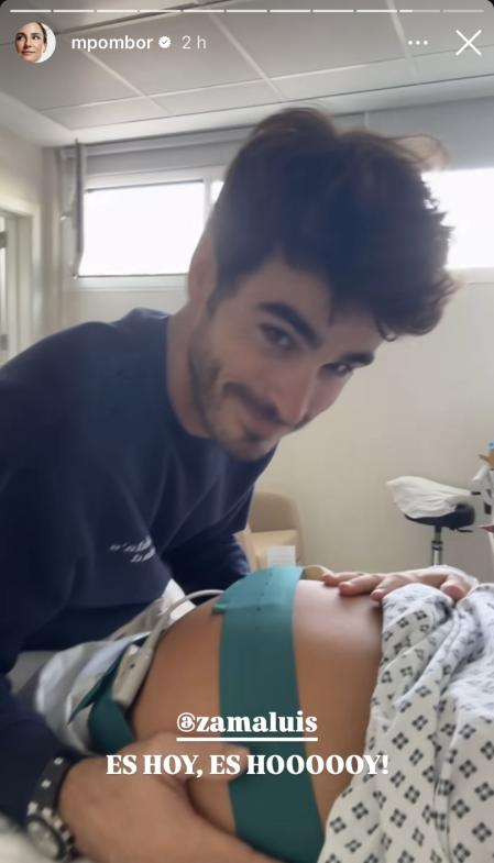 Luís Zamalloa acompaña a Marta Pombo durante el parto