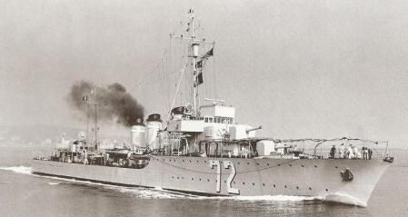 El barco francés La Palme .