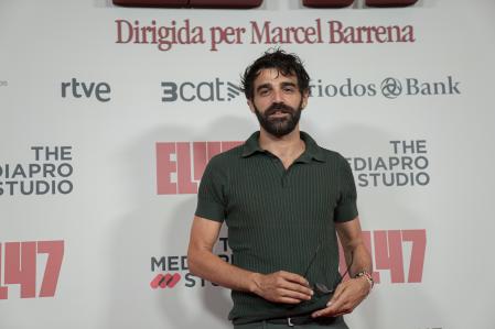 David Verdaguer en el photocall de la película 'El 47' de Marcel Barrena en los Cinemes Aribau. Barcelona, 4 de Septiembre de 2024