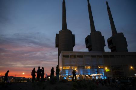 Las Tres Ximeneies, anoche durante la inauguración