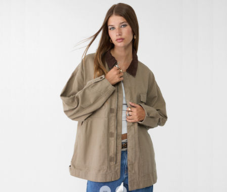 Cazadora multibolsillos Stradivarius