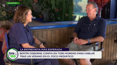 Bertín Osborne concede a Toñi Moreno su entrevista más personal y explica su problema de salud